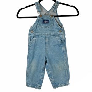 Oshkosh Bgosh Light Wash Denim Overalls Boys Girls